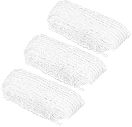 TOPBATHY 3stücke Teiliges Elastisches Fleischnetz Rolle Fleischnetz Für Garen Räuchern Und Aufbewahren Strapazierfähiges Küchen-Netz Zum Verpacken Und Binden Von Schinken Wurst Und Geflügel