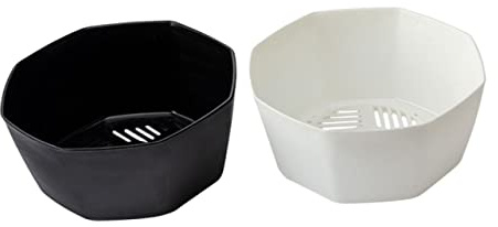 Toddmomy Macetas de Plástico de Color Paquete de 2 para Suculentas Macetas Decorativas de Boca Ancha y Diseño de para Decoración en Interiores y Oficina