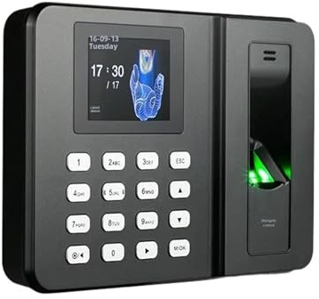 Control Horario Empleados Dispositivo de registro de tiempo Máquina de registro de entrada y salida de empleados de reconocimiento de huellas dactilares