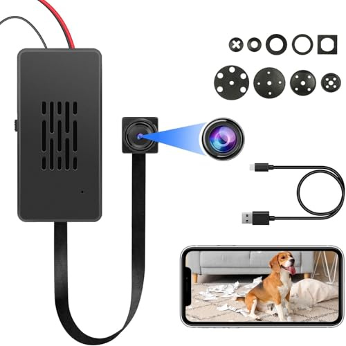 QZT WIFI Mini Wireless Camera, Rechargeable 1080P Tuya Smart App
