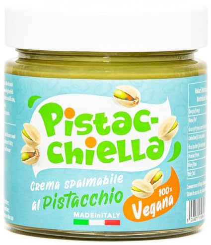 DISANO Crema di Pistacchio VEGANA, 200g, Senza Lattosio, Senza Glutine, Senza Olio di Palma 40% di Vero Pistacchio, Made in Italy
