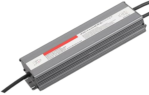 Trasformatore LED 24V 150W IP68 impermeabile alimentatore di commutazione per illuminazione esterna, CCTV, strisce LED, proiettori, faretti, cartelloni pubblicitari, compatibile con ingresso 110-250V