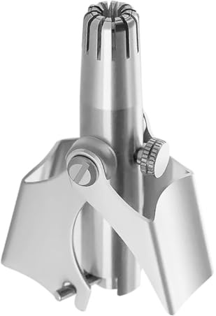 Ciieeo Recortadora de Vello Nasal Manual para Hombres de Acero Inoxidable Diseño de Precisión y Corte Rápido Adecuado para Cuidado Personal y Viajes
