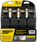 Mighty Toolware 4pc Ratchet Tie Down Cargo Straps 1 25mm Wide 15ft / 4.5M Lashing Truck Trailer Car
