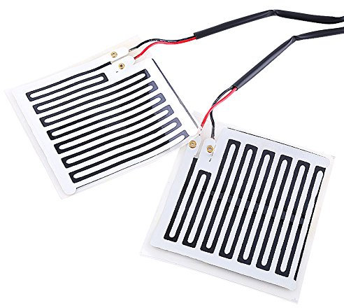 Interrupteur à trois positions, Qiilu Poignées chauffantes 12V Hiver Chauffe Grip Pads Inserts Guidon Hand Warmers Convient Universel Grip ATV Moto