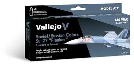 Vallejo AV Model Air Set -Soviet Su-27 Flanker 80's On