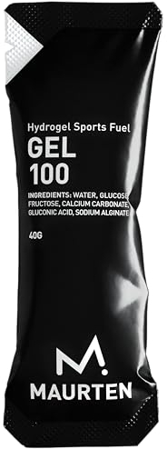 Maurten Gel 100 Energy Gel - 12er Pack à 40g - 25g Kohlenhydrate - magenschonende Hydrogel-Technologie für Ausdauersport - Natürlich & ohne Farb- Konservierungsstoffe