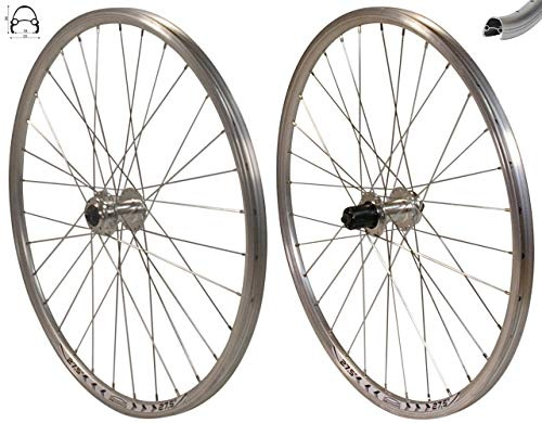 Redondo 27,5 Zoll Laufrad Set Hinterrad Vorderrad Disc Felge Hohlkammer Silber