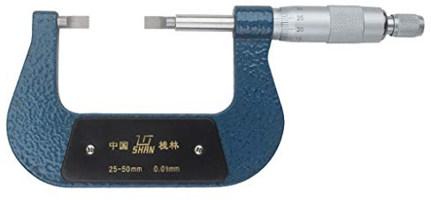 DHF Micromètre de micromètre de diamètre extérieur 25-50mm / micromètre micromètre micromètre de micromètre 0,01 mm micromètre micromètre micromètre micromètre