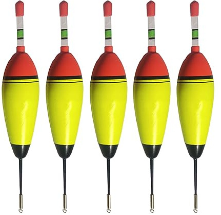 Fiskespolset med 5 mjuka EVA-skumflytmattor med införbar självlysande design för gädda abborre karpbas (20 G)