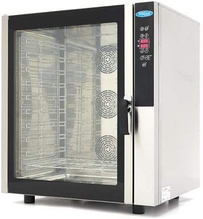 Maxima Forno a Vapore Combinato - adatto a 10 Teglie (1/1 GN / 60 x 40 cm) - Display Digitale - 400V