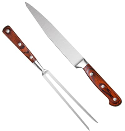 Sosoport -grillbesteck Set Mit Holzgriff Teiliges Barbecue Werkzeug Für Und Gemüse Leicht Und rutschfest Für Grillen Im Freien Und Camping