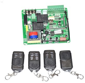 Schiebetor-Bausatz Max. 750 W AC220 V Schiebetoröffner Motorsteuereinheit PCB Controller Platine Elektronische Karte Fernbedienung optional Elektrischer Toröffner-Bausatz(2 remote control)