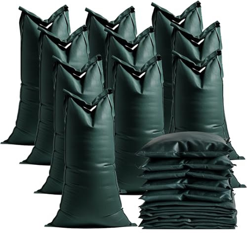 10x Sandsäcke je 40x50 cm mit Schnürband zum Wasserschutz bei Hochwasser ungefüllt - Hochwasserschutz - Sack & Gewebesack (10)