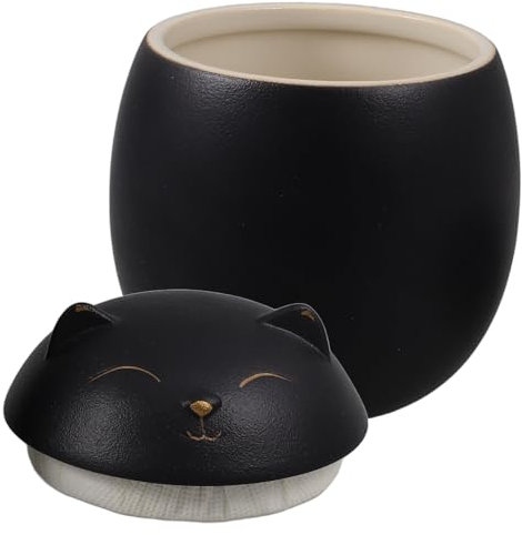 ABOOFAN Pot Hermétique Forme De Chat Contenant Bonbons Et Thé Vrac Boîte De Rangement Décorative Pour Maison