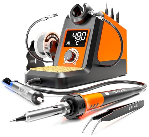 Soldering station digital display
