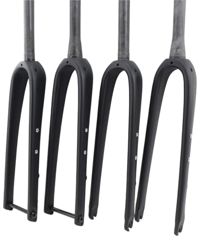 Fourche Avant De Frein À Disque UD Entièrement En Carbone For Vélo De Cyclocross À Gravier | Fourche 700C avec trous porte-bagages(QR tapered matt)
