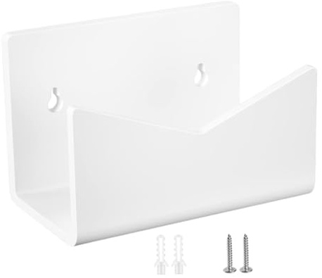 Acryl Briefsortierer Organizer zur Wandmontage für Büro und Schule | Weiß, Transparenter Stil, Einfache Aufbewahrungslösung, Schneller Zugriff Post und Unterlagen
