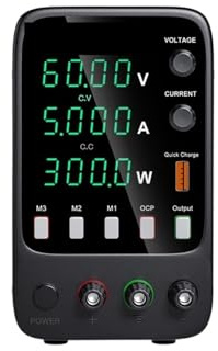 Fuente de alimentación CC ajustable, 30V, 10A, LED, banco de laboratorio Digital, fuente de alimentación, fuente de alimentación estabilizada, interruptor regulador de voltaje(4 digits 60V 5A)