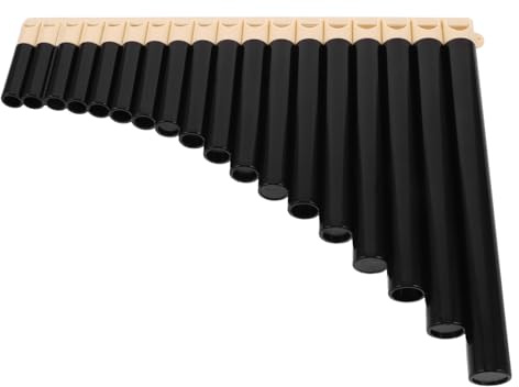 Alipis Rohr Panflöte für Anfänger und Profis Ergonomisch Gestaltet für Einfachen Spielkomfort als Lehrinstrument für Schulbands und Professionelle Auftritte
