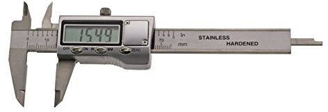 Calibre digital de 70 mm, DIN 862, carcasa de metal.