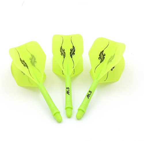 CUESOUL ROST Integrated Dart Shaft Shafts and Dart Flights Standard Shape, Set of 3 pcs