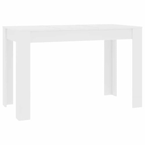 vidaXL Esstisch Weiß 120x60x76 cm Holzwerkstoff