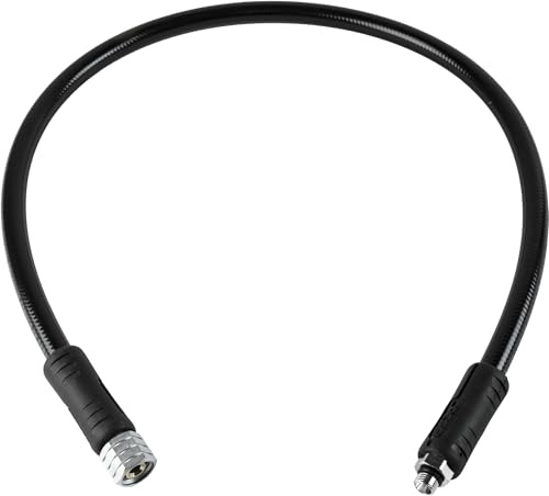 Cressi LP Hose Safeflex Only for T10 Cromo SC/Galaxy Ad.R - Schlauch BP Whip Für T10CromoSC/GalaxyAd.R, Schwarz