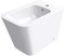 Mai & Mai Stand-Bidet S-D112 Weiß 55x36x36cm aus Keramik 1-Hahnloch schmutzabweisende Oberfläche