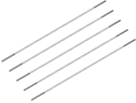 METALLIXITY Doppelseitige Stiftschrauben (M4-Gewinde 150 mm Länge) 5 Stück, 304 Edelstahl Doppelgewindestangenbolzen – für die Hauswartung