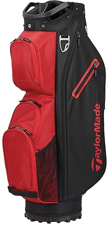 Taylormade Golf 2023 Golftasche, klassisch, Schwarz/Rot