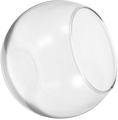 KONTONTY 2pièces Vase à Transparent Aquarium Rond pour Poissons Et Plantes Hydroponiques Décoratif pour Maison Bureau Commerciaux