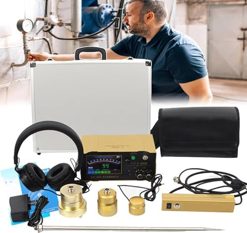 XCSCUK Monitor de Fugas de tuberías de Agua subterránea, Detector de Fugas de Agua, Detector de Fugas de tuberías de Agua doméstica, Buscador de ubicación de Fugas