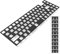 RunJRX Poron Keyboard PCB Foam 68 Layout, Poron Switch Pads 120Pcs y amortiguadores de Sonido de Teclado para Teclado Personalizado