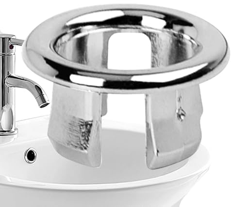 Lot de 4 anneaux de trop-plein pour lavabo, 22 à 24 mm, pour évier de salle de bain, cuisine, évier