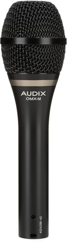 AUDIX OMX-M Microphone Vocal Dynamique – Motif hypercardioïde, Capsule VLM, Milieu de Gamme sur Mesure, pour Chant, scène et Studio