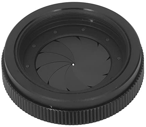 Mavaol Iris-Membran-Blendensteuerung, einstellbar von 1,5 mm bis 29 mm, 10-Blatt-Metallblende, leichtes M42-Objektivzubehör, Genauigkeit für Fotografie und Videografie