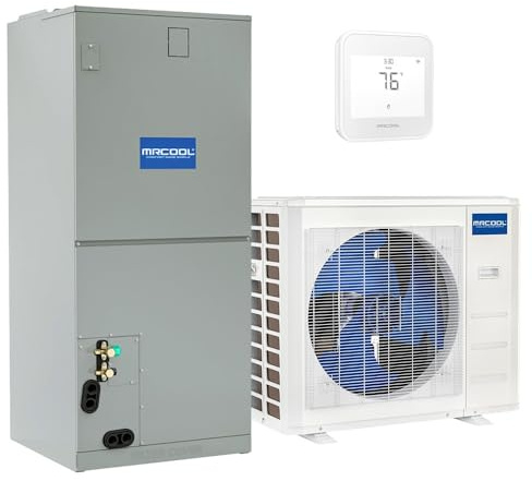 MrCool 3 Ton 17.4 SEER2 Hyper Heat Central Ducted Heat Pump Split System - Multiposition - 2nd Generation & 10 YR Labor Warranty