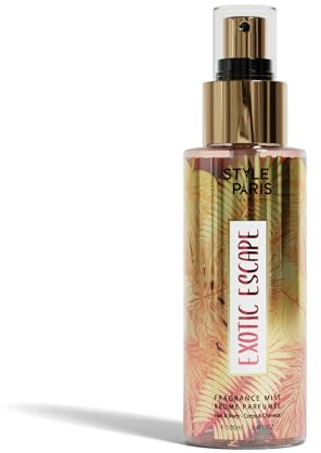 Style Paris Exotic Escape Brume Parfumée, Vaporisateur de Parfum pour Cheveux et Corps, 100ml