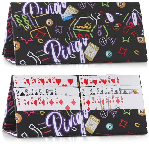 ktxaby 2 Stück Spielkartenhalter mit Klammer dreilagiges Design,Kartenhalter Spielkarten für Handkarten Organisation,Stabiler Kartenständer für Brettspiele und Kartenspiele