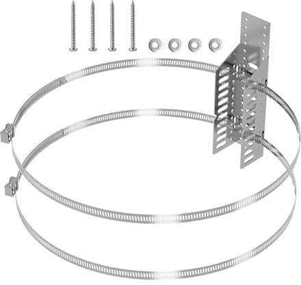 Soporte de tanque de expansión | Soporte de montaje en pared para tanque de expansión de calentador de agua | Montaje de letrero de calle de metal para poste de 5 galones o 13 pulgadas de diámetro