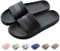 Ciabatte da Mare Uomo & Donna & Coppia, Fascetta Larga, Pantofola Sandalo Tipo Ciabatta Perfetto per L'Estate, Nero, EU 38/39 (250mm)