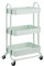 Amazon Basics Carrello con ruote a 3 scomparti, verde menta