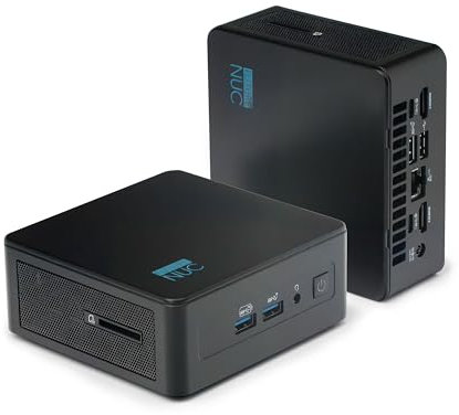 FutureNUC Pro Intel® Core-i7 12ᵉ Gén. • NUC 12 Pro Barebone PC • 10 Cœurs, jusqu'à 4,7GHz • WiFi 6E • BT 5.3 • TB4 • sans Mémoire, sans Système d'Exploitation • Micro-Ordinateur pour Maison et Bureau