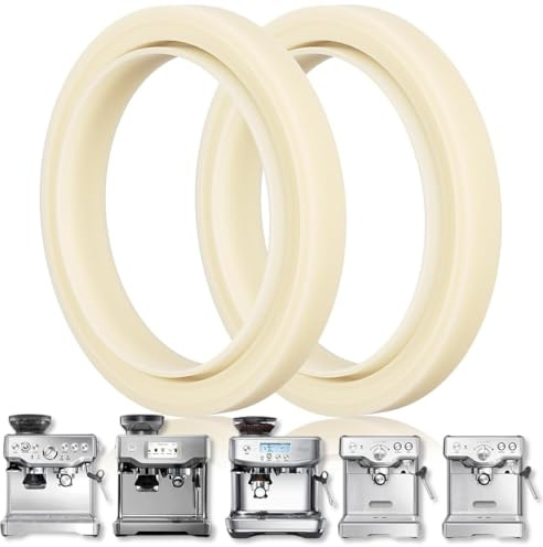 54MM Silicone Steam Ring 2PCS，Brevilles Gasket Replacement for Breville Espresso Machine Parts Breville Espresso Machine Accessories 878/870/860/840/810/500/450 and Sage 500/870/875/880/810/878