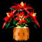 BRIKSMAX Kit d'éclairage 2.0 pour poinsettia – Éclairage LED innovant compatible avec les icônes Lego 10370 (non inclus)