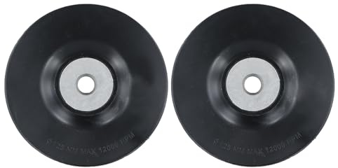 2 StüCk Fiberscheiben 125 mm Schleifteller Winkelschleifer Schleifteller Schleifaufsatz FüR Winkelschleifer Kompatibel Mit Schleifmaschinen Und Schleifern Mit Einem Innendurchmesser Von 14 mm