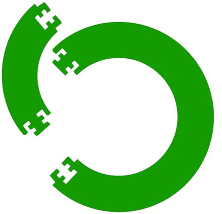 SVUPUE Anillo para Dardos, Anillo colector, Diana, Marco para protección de Pared, Protector de Tablero, Juego de 5 (Verde)