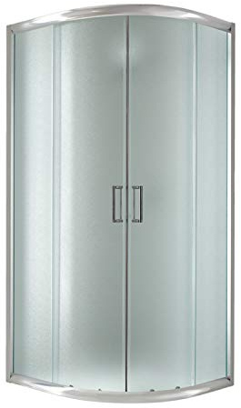 Idralite Box Mampara de Ducha Semicircular 80x80 H198 Impreso C 6mm Mod. Alabama