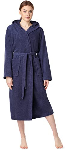 Ladeheid Damen Frottee Bademantel aus 100% Bio-Baumwolle LA40-225